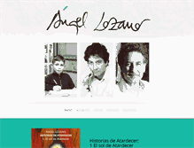 Tablet Screenshot of angel-lozano.com